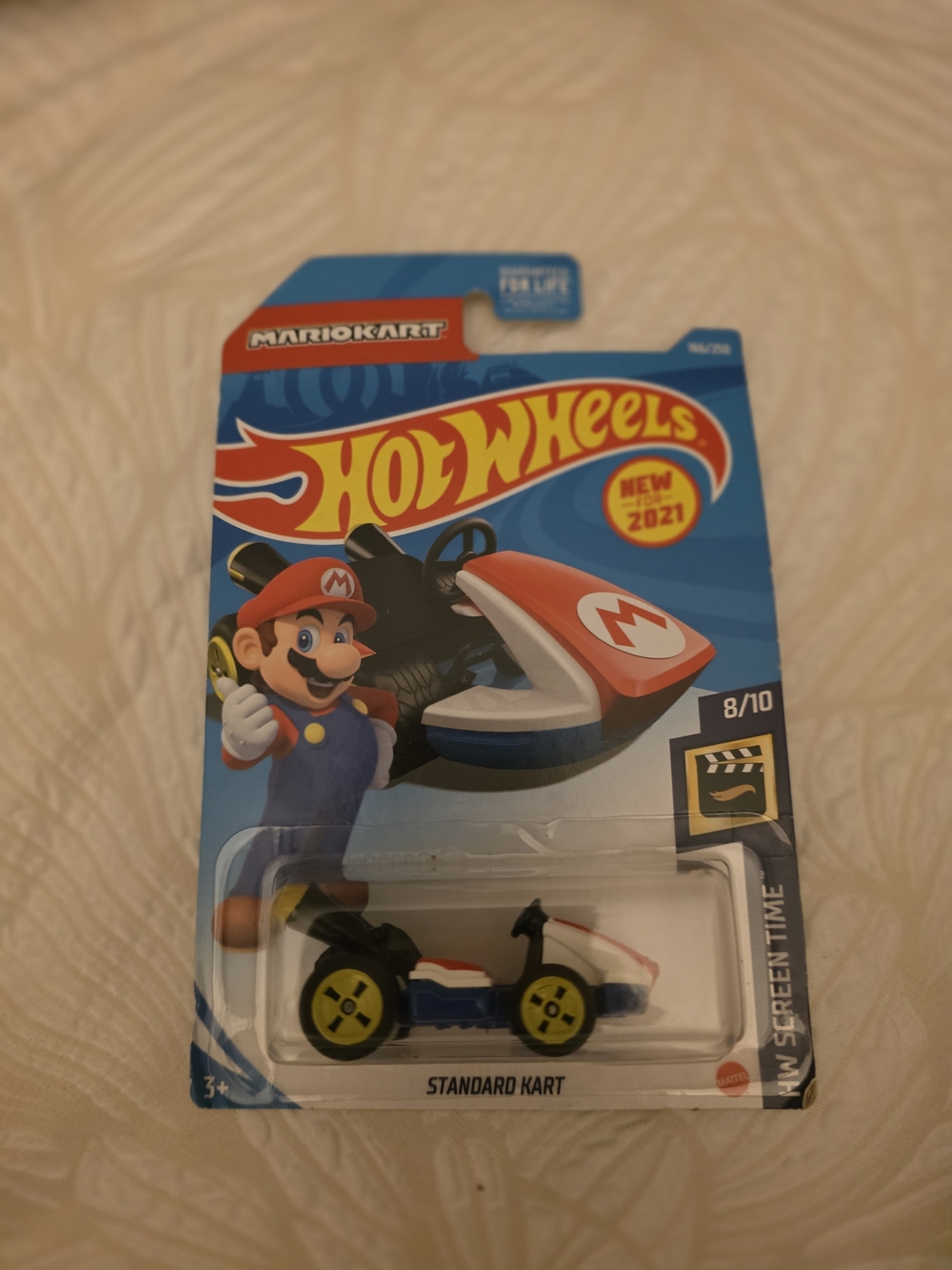 Hot Wheels Standard Kart Toy Car - Blue, Red & White